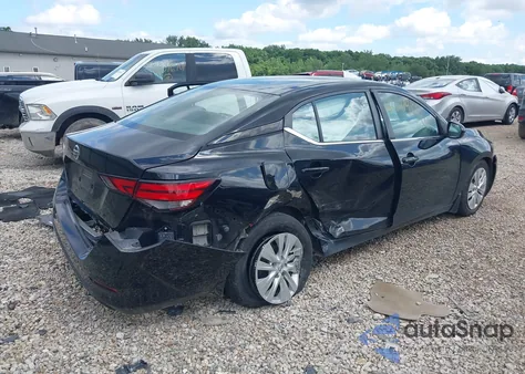 2020 Nissan Sentra S Xtronic Cvt z USA, uszkodzony, nr VIN 3N1AB8BV1LY255100